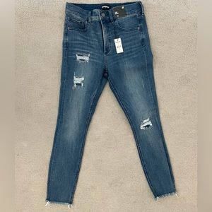 Express high rise skinny jeans
